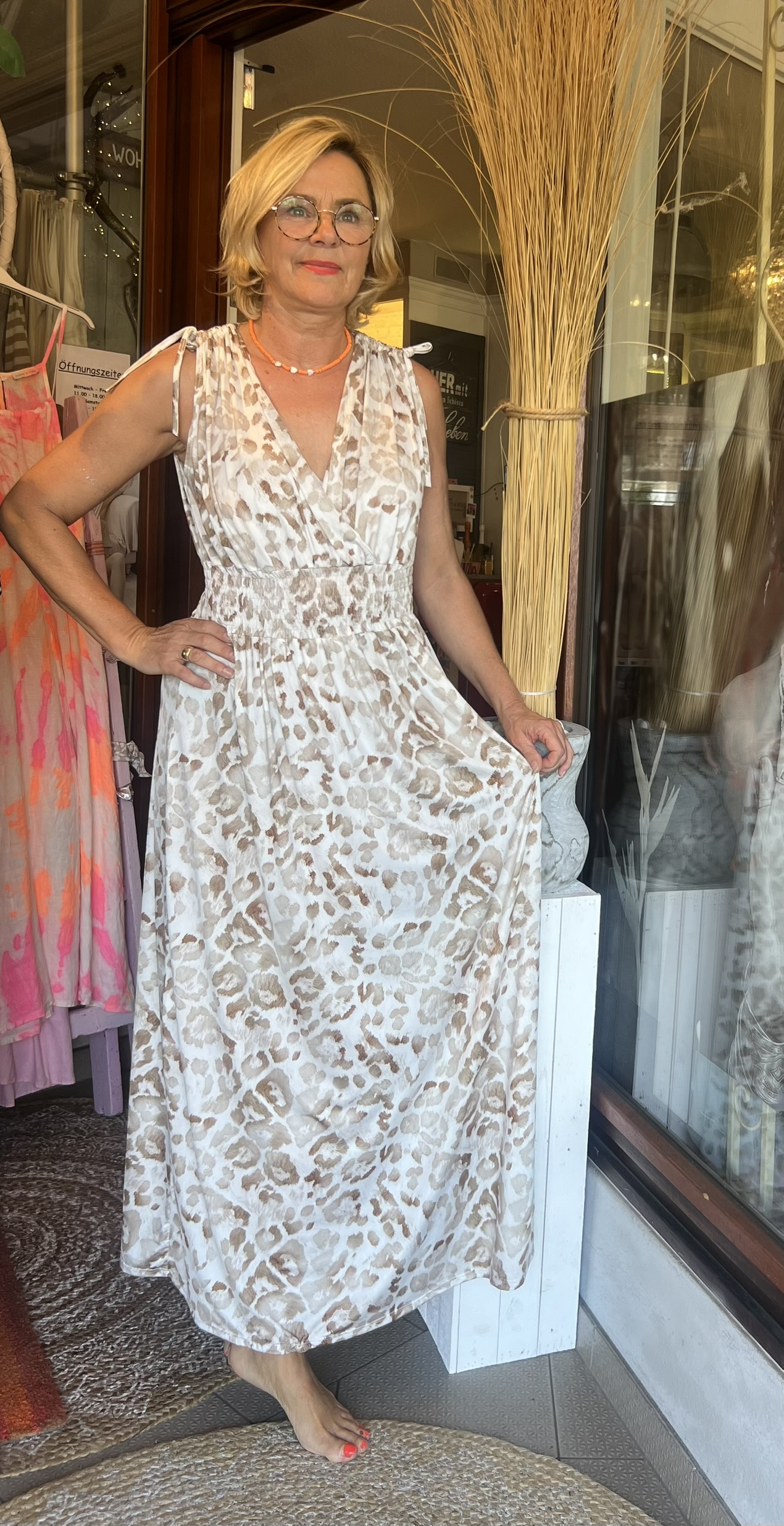 Kleid lang große DOTS – Bild 2
