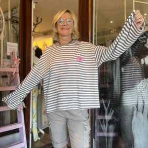 Alternative view of Shirt langarm STRIPE